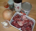 グヤーシュの材料